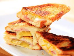 Classic Grilled Chesse Sandwich with bacon