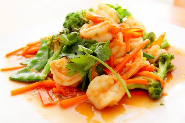 Thai Food Shrimp Dish